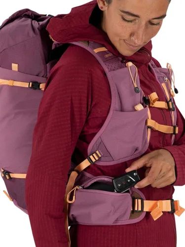 Miniatura 12 de Osprey Tempest Velocity - Mochila de senderismo para mujer, 20L, color pashmina/melón, WM/L