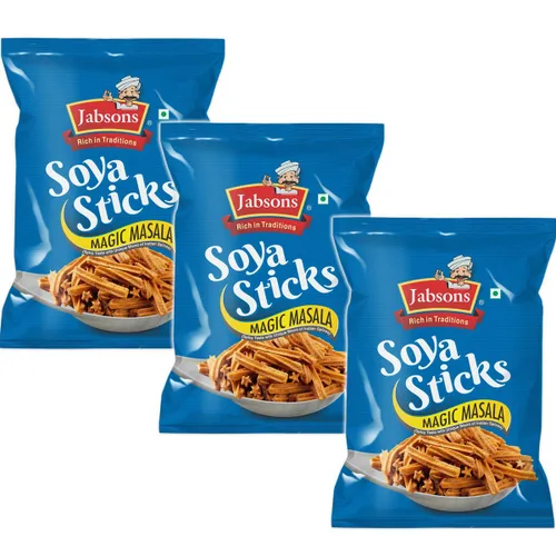 Miniatura 7 de Jabsons - Palitos de soja (paquete de 3), 6.35 oz x 3 (Chatka chino)