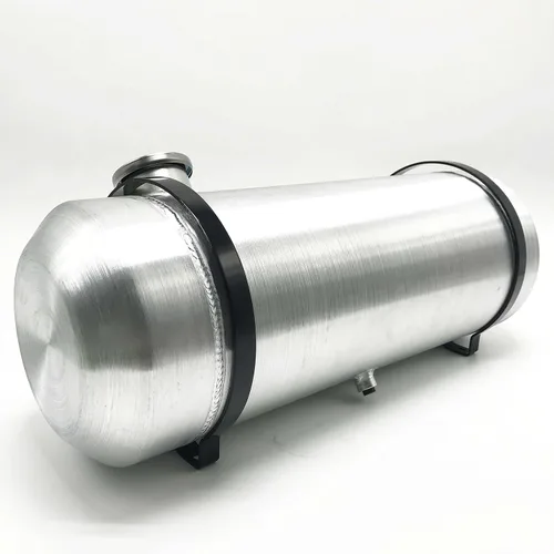 Miniatura 3 de JSD tanque de gas de 4 galones con llenado final de 8" x 20" de aluminio laminado con salida de llenado final de 1/4 NPT