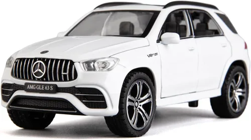 WAKAKAC GLE63S AMG Modelo de coche 1/32 de aleación fundido a presión coche de juguete con luz y sonido vehículo modelo para niños y niñas regalo