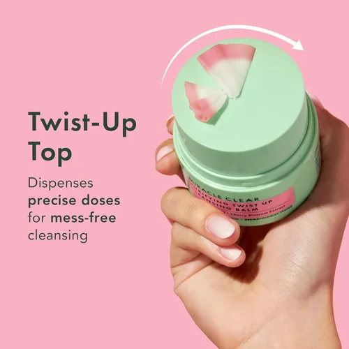 Miniatura 3 de Rael Removedor de maquillaje, Bálsamo limpiador Miracle Clear – Bálsamo removedor de maquillaje Twist-Up con aceites de salvado de arroz y jojoba