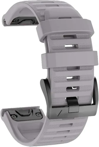 Miniatura 10 de ISABAKE Correa de reloj para Garmin Fenix 7X/Fenix 6X/Fenix 5X, 1.024 in QuickFit Pulsera de silicona para Fenix 8 2.008 in/Enduro 2/3