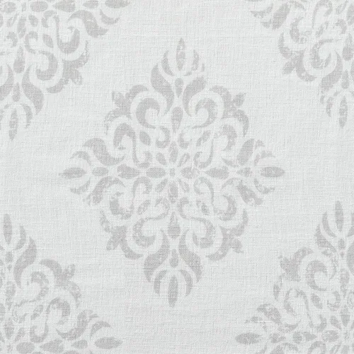 Miniatura 2 de Exclusive Home Nagano Medallion - Par de paneles de cortinas de lino belga con bolsillo para barra, 54 x 96 pulgadas, color gris paloma