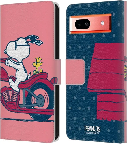 Miniatura 43 de Head Case Designs Officially Licensed Peanuts Snoopy & Woodstock 2 Halfs and Laughs Leather Wallet Case Compatible with Google Pixel 8 Snoopy