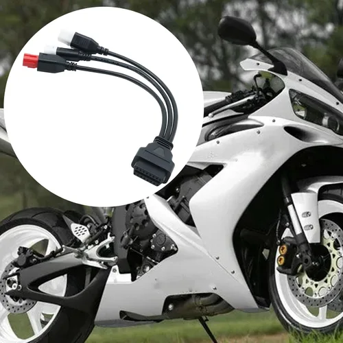 Miniatura 4 de Hoypeyfiy Cable adaptador de diagnóstico OBD2, repuesto para Yamaha Kline Euro5 reemplazo de motocicleta para Moto Guzzi reemplazo para Piaggio 16