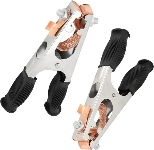 Miniatura 5 de Jeanoko Abrazadera de tierra 500A soldadura de cobre galvanizado Clip de tierra de soldadura de tierra abrazadera de tierra de soldadura por arco