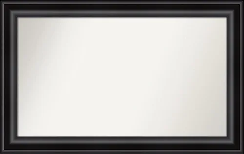 Miniatura 550 de Amanti Art Espejo personalizado, espejo de baño negro puente, espejo de pared o espejo de tocador de baño sobre el fregadero (26 x 26 pulgadas)