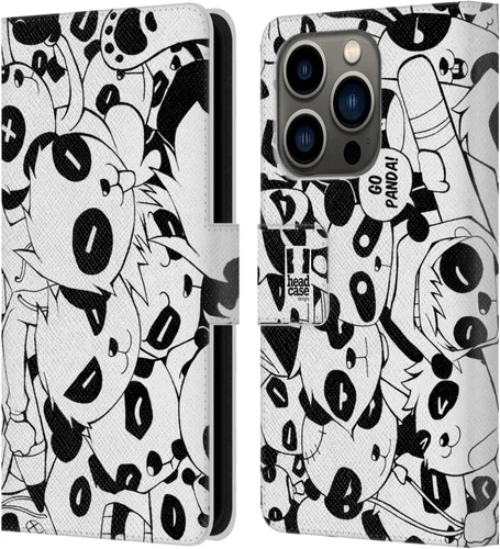 Miniatura 9 de Head Case Designs Cats Doodle Galore Leather Wallet Case Compatible with Apple iPhone 14 Pro