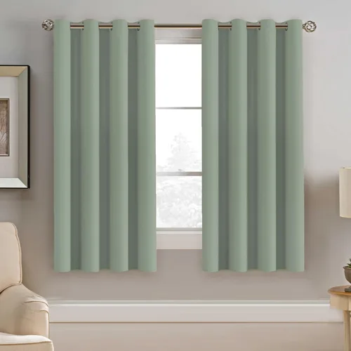 Miniatura 196 de H.VERSAILTEX - Cortinas blackout con aislamiento térmico y ojales en la parte superior, para patios, puertas correderas y división de habitaciones