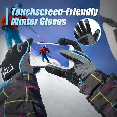 Miniatura 5 de HANDLANDY Winter Work Gloves, 3M Thinsulate Waterproof Insulated Glove for Men Women