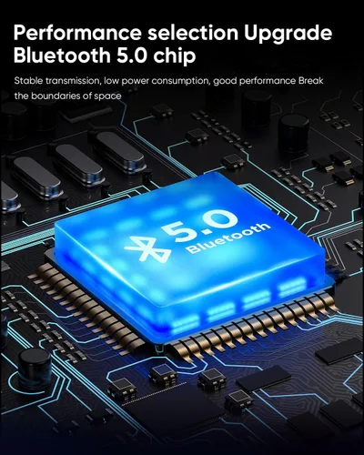 Miniatura 5 de Cyberpunk Altavoz Bluetooth, Mini Mecha con luz RGB Bluetooth inalámbrico 5.0, altavoz de escritorio, regalo para niños jugadores Perspectiva