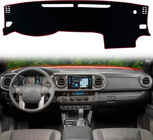 Miniatura 7 de Funda protectora para salpicadero interior compatible con Toyota Tacoma SR SR5 TRD Sport TRD Off-Road Limited y TRD Pro 2016-2023, protector