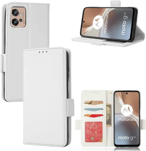 Miniatura 189 de Funda de piel sintética compatible con Motorola Moto E22 4G, funda de piel sintética compatible con Motorola Moto E22i 4G, color negro