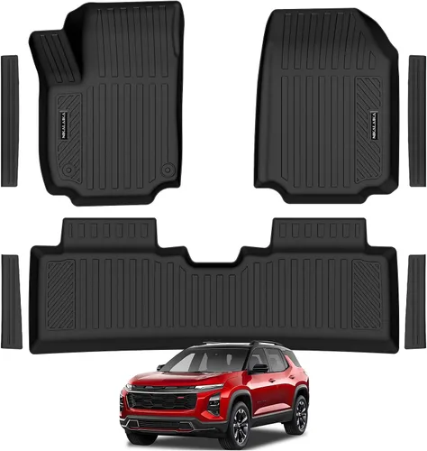 Miniatura 8 de Alfombrillas y forro de carga y respaldo para Chevrolet/Chevy Suburban/GMC Yukon XL 2021-2026 de 7 asientos, protección para todo tipo de clima
