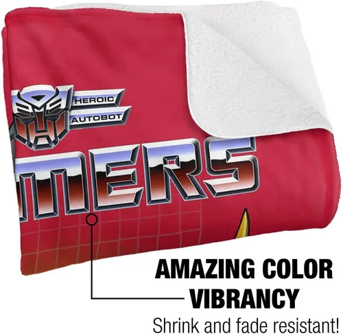 Miniatura 3 de Transformers Bumblebee Silky Touch Sherpa Back Manta súper suave