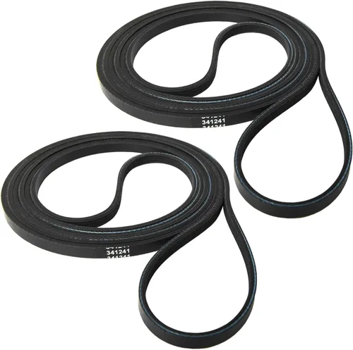 Miniatura 7 de 341241 Correa de tambor para secadora - Ajuste exacto para secadora Whirlpool y Kenmore - Reemplaza: AP2946843, W10127457, FSP341241, 8066065