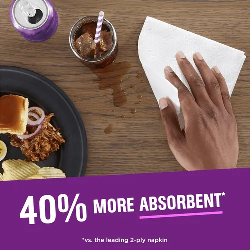 Miniatura 8 de Vanity Fair Servilletas de Papel Premium Extra Absorbentes, 960 Unidades, Servilletas Desechables Hechas Suaves y Fuertes para Comidas Desordenadas
