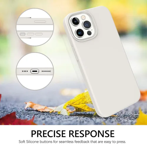 Miniatura 185 de GUAGUA Funda compatible con iPhone 17 Pro Max de 6.9 pulgadas, silicona líquida, goma de gel suave, delgada, forro de microfibra delgada