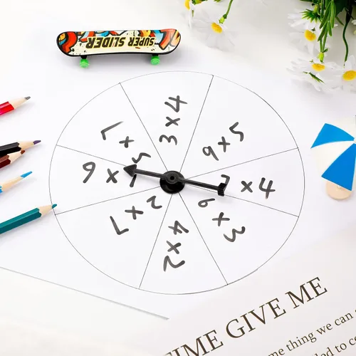 Miniatura 6 de Paquete de 50 juguetes giratorios de flecha, juego de plástico, para fiestas, escuela, aula, uso doméstico (3 pulgadas)