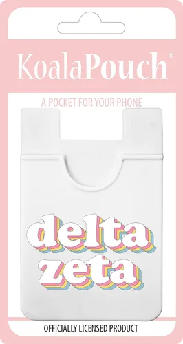 Miniatura 2 de Sorority Shop Delta Zeta Koala Pouch - Tarjetero de diseño retro para funda de teléfono, cartera para teléfono adherente, ultrafina y ligera