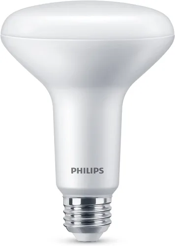 Miniatura 3 de PHILIPS LED Paquete de 4 bombillas BR30 de 100 W, color blanco suave (2700 K) 1400 lúmenes (15 W = 100 W) regulables esmeriladas sin parpadeo