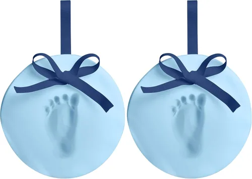 Miniatura 12 de Kit de adorno Pearhead Babyprints para la primera huella de mano o huella del bebé, fácil impresión de arcilla DIY sin hornear, regalo de recuerdo