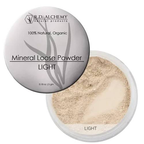 Miniatura 4 de RD ALCHEMY - DEEP - Polvo suelto mineral 100% natural y orgánico - El mejor corrector o base ligera con cobertura edificable para un aspecto