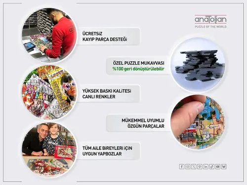 Miniatura 5 de Anatolian Puzzle -Classic Lovers Rompecabezas de 500 piezas # 3644