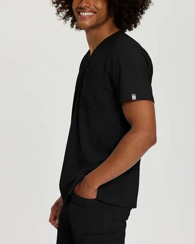 Miniatura 2 de Urbane Impulse 9911LKA - Camiseta de uniforme médico con cuello en V para hombre New Royal