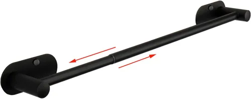 Miniatura 13 de TocTen Toallero de baño autoadhesivo, toallero para baño, soporte para toallas de baño de acero inoxidable a prueba de óxido, sin daños, barra