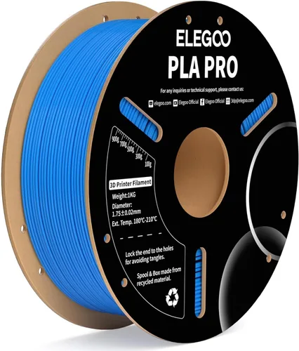 Miniatura 8 de ELEGOO Filamento PLA 1.75mm Azul Oscuro & Rojo 2KG, Filamento para Impresora 3D con Precisión Dimensional +/- 0.02mm, Paquete de 2 Carretes de 1kg