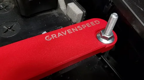 Miniatura 3 de CravenSpeed Amarre de batería para Mazda ND MX-5 Miata 2016-2025 Hecho de aluminio ligero Fuerte y seguro Mecanizado y recubierto de polvo