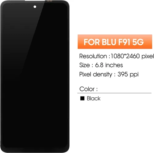 Miniatura 2 de para BLU F91 5G Reemplazo de pantalla para BLU F91 5G F0030UU 6.8 "Pantalla LCD táctil digitalizador Asamblea con herramientas