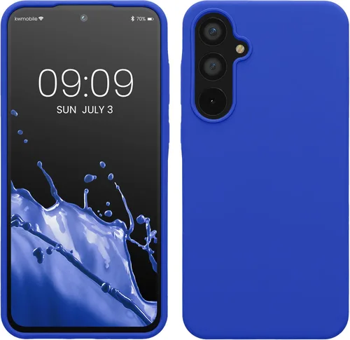 Miniatura 164 de kwmobile Funda Compatible con Samsung Galaxy A14 5G - Funda de teléfono de TPU y silicona con acabado suave - Verde Lima