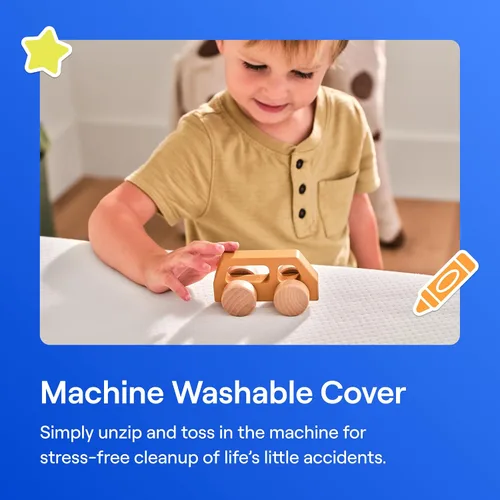 Miniatura 5 de Nectar Colchón individual para niños de 8 pulgadas, diseño de 2 caras para niños en crecimiento de 3 a 12 años en adelante, espuma viscoelástica que