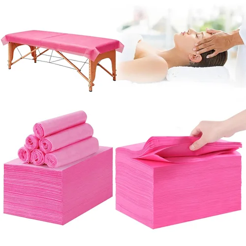 Miniatura 15 de Sábanas desechables de 31 x 71 pulgadas, gruesas, impermeables, de tela no tejida, para mesa de masaje, protector transpirable para terapia