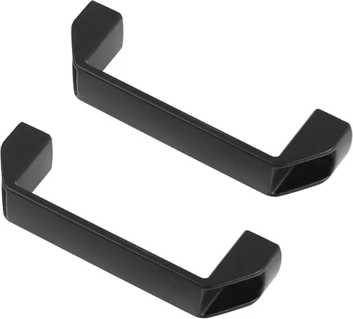 Miniatura 5 de Manija rectangular de aleación de aluminio para perfil de extrusión de aluminio estándar europeo de 30 series (negro)