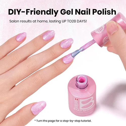Miniatura 471 de Beetles - Esmalte de uñas de gel marrón – 0.5 onzas líquidas de esmalte de gel marrón oscuro, lámpara LED UV para uñas, regalo de manicura para I