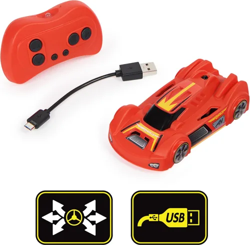 Miniatura 6 de Air Hogs Zero Gravity Sprint - Auto de carreras para pared, a control remoto, recargable por USB-C, para interiores, más de 4 pulgadas, juguetes