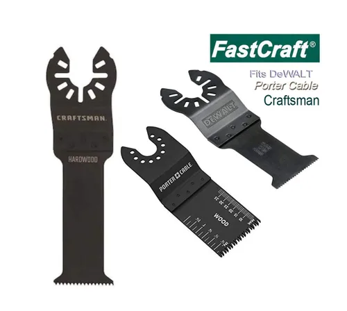 Miniatura 7 de FastCraft - Hojas de sierra oscilantes de alta calidad, 40 piezas, se adapta a la mayoría de las marcas