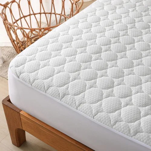 Miniatura 8 de Protección de colchón impermeable tamaño Twin para cama, funda de colchón acolchada con bolsillo profundo de hasta 15 pulgadas