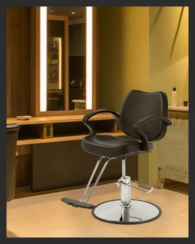 Miniatura 2 de PayLessHere Silla de peluquería, silla de salón, silla de salón para estilista, con bomba hidráulica resistente para estilista, silla hidráulica