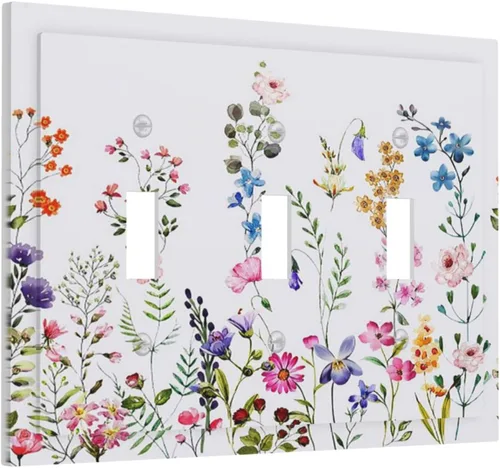 Miniatura 84 de Placa Decorativa de Pared Beige Boho de Mediados de Siglo Sol Abstracto 1-Gang Retro Años 70 Arte Geométrico Moderno con Arco Eléctrico Interruptor