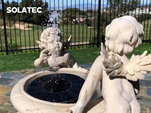 Miniatura 3 de Solatec - Fuente solar, bomba de fuente de baño para pájaros de 1.4 W, kit de panel solar, bomba sumergible de riego al aire libre para estanque