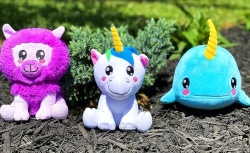 Miniatura 8 de Bleacher Creatures Kuricha - Peluche de 6 pulgadas con diseño de llama, suave inspirado en Chibi