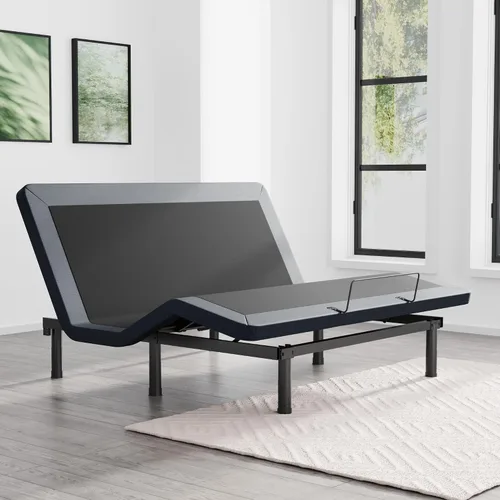 Miniatura 7 de SunsGrove Base de cama ajustable Twin XL con control remoto inalámbrico, gravedad cero, inclinación de cabeza y pie, antirronquidos, preajustes