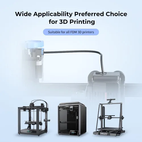 Miniatura 7 de Official Creality - Tubo de PTFE ultra suave de 3.3 ft de filamento de 0.069 pulgadas, alimentación suave para impresoras 3D Ender 3, Ender 5