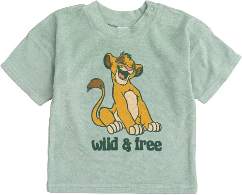 Miniatura 2 de Disney Lion King Mickey Mouse Simba - Camiseta para bebé, pantalones cortos y gorro, 3 piezas, recién nacido a bebé