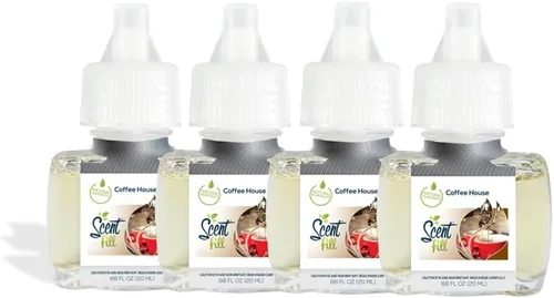 Miniatura 6 de Scent Fill Ambientador enchufable de pachulí de vainilla, 4 recambios de aceite perfumado