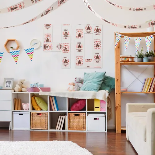 Miniatura 5 de Regalos de 40 cumpleaños para mujeres, hombres, ella, él - Feliz papel higiénico de broma - Decoraciones de 40 cumpleaños, suministros de fiesta